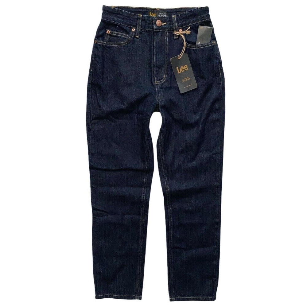 Lee Vintage Modern Retro Rinse Blue High Rise Straight Leg Ankle Jeans 3530993